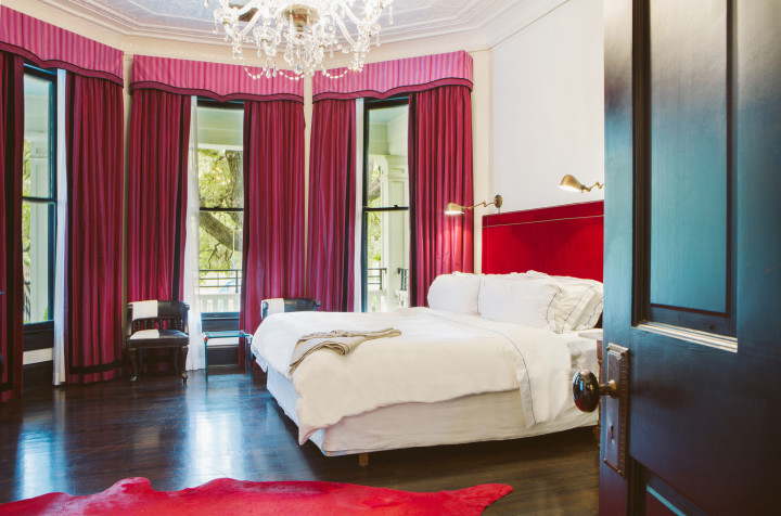 Hotel Saint Cecilia - suite bedroom -Photographer Nick Simonite